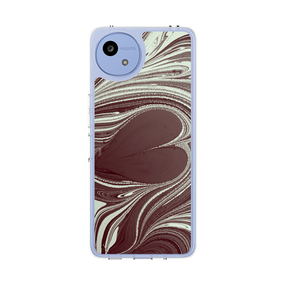 Slim Protection Case［ y2k(Year2000) - Heart - Chocolate Mint ］