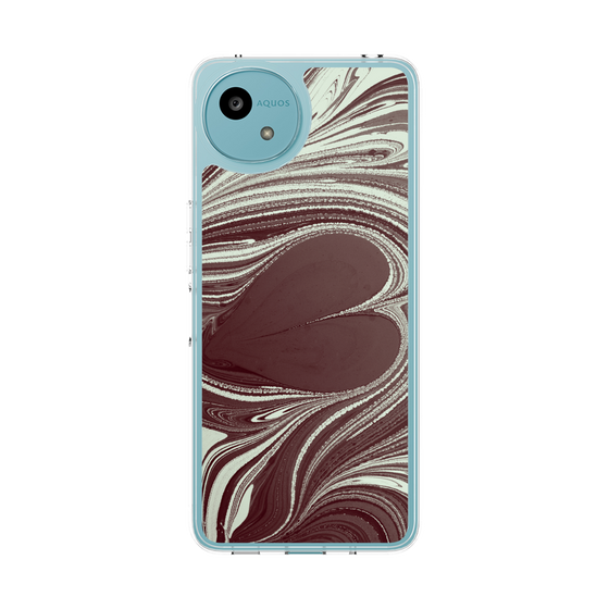 Slim Protection Case［ y2k(Year2000) - Heart - Chocolate Mint ］