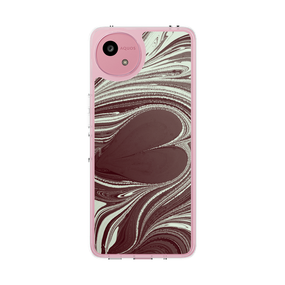 Slim Protection Case［ y2k(Year2000) - Heart - Chocolate Mint ］