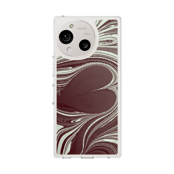 Slim Protection Case［ y2k(Year2000) - Heart - Chocolate Mint ］