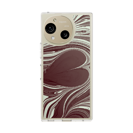 Slim Protection Case［ y2k(Year2000) - Heart - Chocolate Mint ］