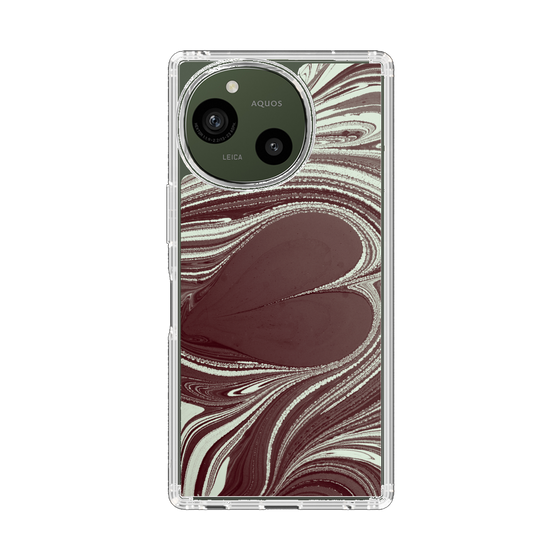 Slim Protection Case［ y2k(Year2000) - Heart - Chocolate Mint ］