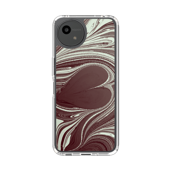 Slim Protection Case［ y2k(Year2000) - Heart - Chocolate Mint ］