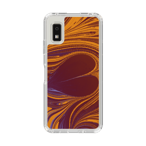 Slim Protection Case［ y2k(Year2000) - Heart - High contrast Orange ］