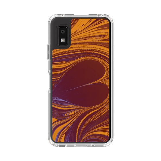 Slim Protection Case［ y2k(Year2000) - Heart - High contrast Orange ］