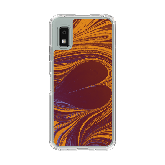 Slim Protection Case［ y2k(Year2000) - Heart - High contrast Orange ］