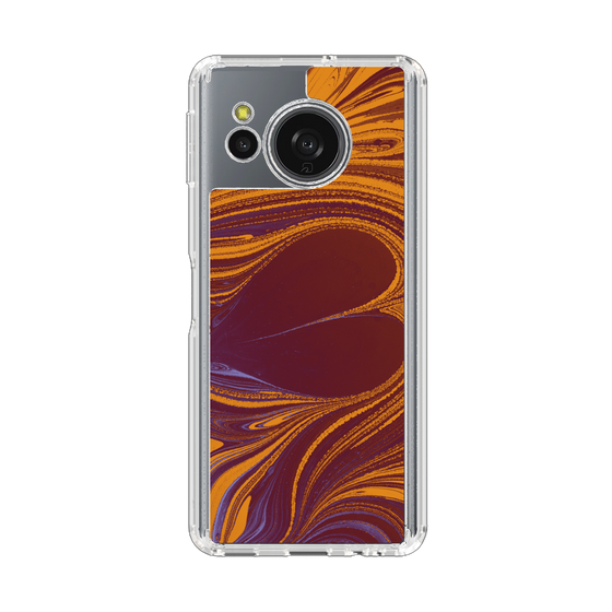 Slim Protection Case［ y2k(Year2000) - Heart - High contrast Orange ］