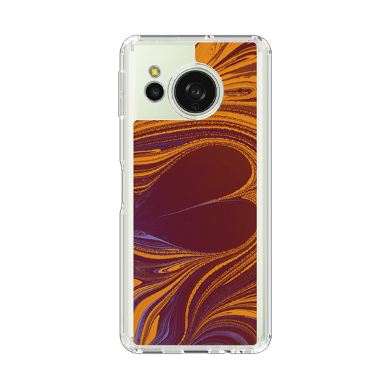 Slim Protection Case［ y2k(Year2000) - Heart - High contrast Orange ］