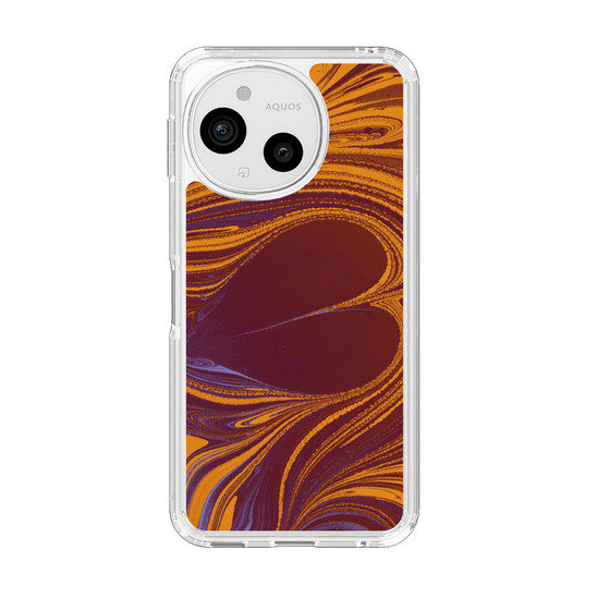 Slim Protection Case［ y2k(Year2000) - Heart - High contrast Orange ］