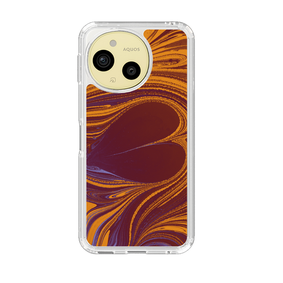 Slim Protection Case［ y2k(Year2000) - Heart - High contrast Orange ］