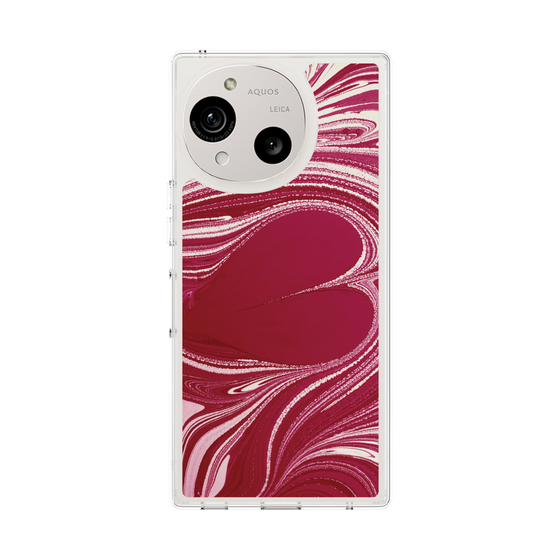 Slim Protection Case［ y2k(Year2000) - Heart - Vivid Pink ］