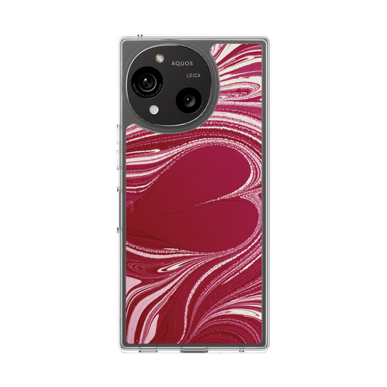 Slim Protection Case［ y2k(Year2000) - Heart - Vivid Pink ］