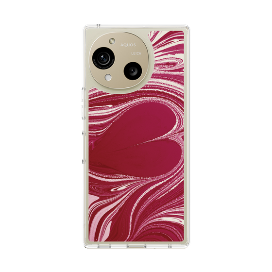 Slim Protection Case［ y2k(Year2000) - Heart - Vivid Pink ］