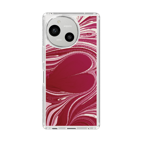 Slim Protection Case［ y2k(Year2000) - Heart - Vivid Pink ］