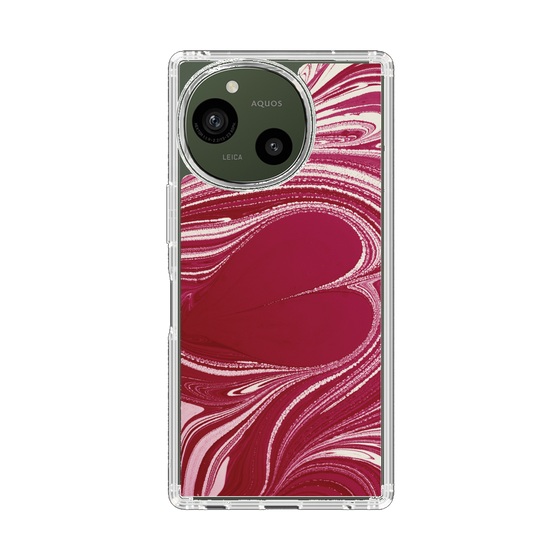 Slim Protection Case［ y2k(Year2000) - Heart - Vivid Pink ］