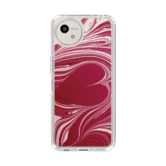 Slim Protection Case［ y2k(Year2000) - Heart - Vivid Pink ］