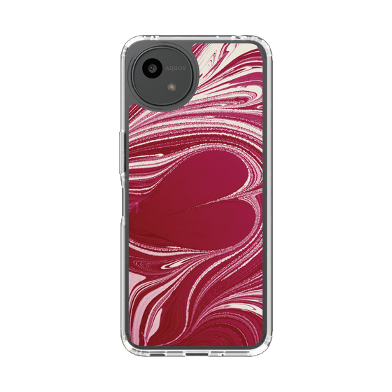 Slim Protection Case［ y2k(Year2000) - Heart - Vivid Pink ］