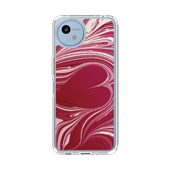 Slim Protection Case［ y2k(Year2000) - Heart - Vivid Pink ］