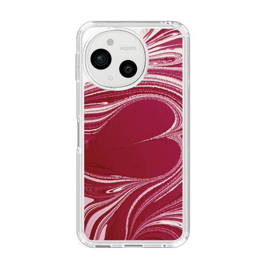 Slim Protection Case［ y2k(Year2000) - Heart - Vivid Pink ］