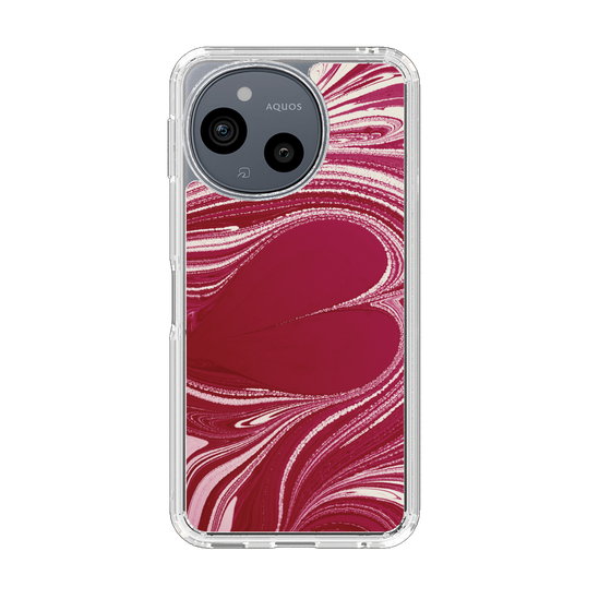 Slim Protection Case［ y2k(Year2000) - Heart - Vivid Pink ］