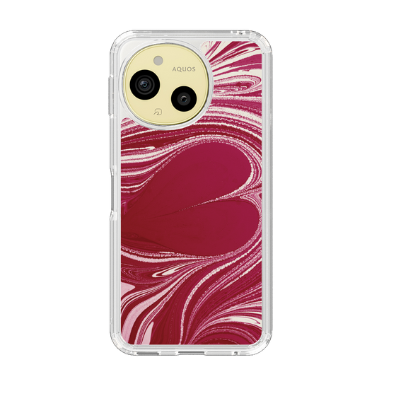 Slim Protection Case［ y2k(Year2000) - Heart - Vivid Pink ］