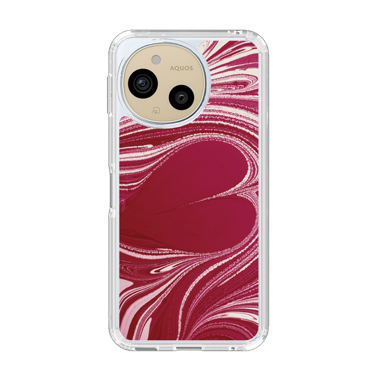 Slim Protection Case［ y2k(Year2000) - Heart - Vivid Pink ］