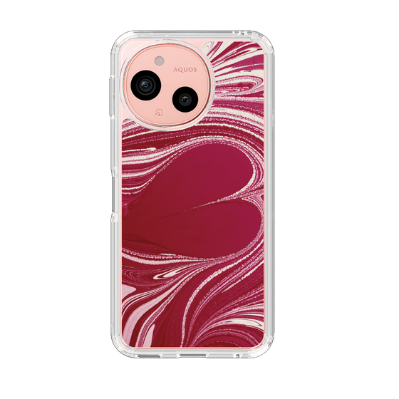 Slim Protection Case［ y2k(Year2000) - Heart - Vivid Pink ］