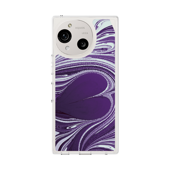 Slim Protection Case［ y2k(Year2000) - Heart - Rich Purple ］