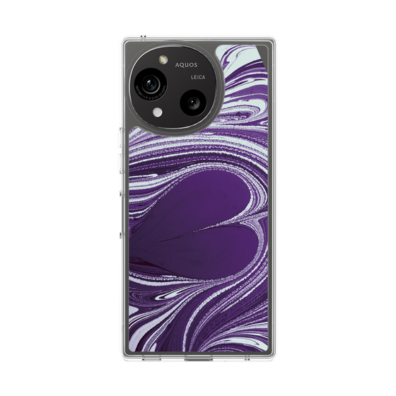 Slim Protection Case［ y2k(Year2000) - Heart - Rich Purple ］