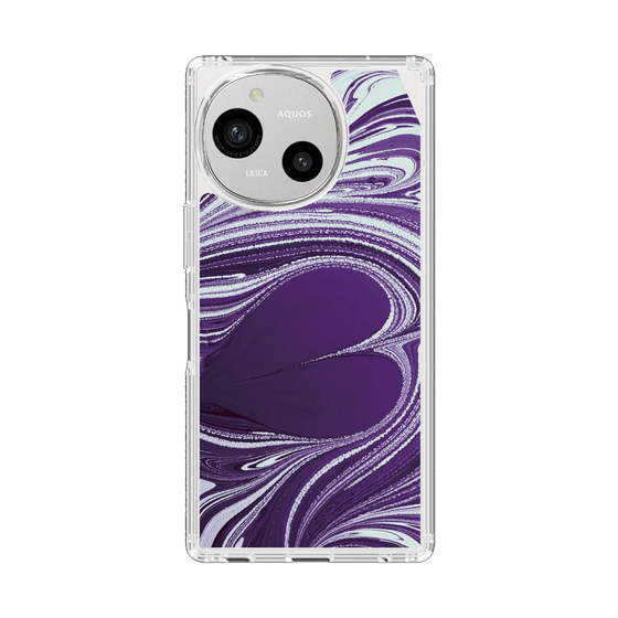 Slim Protection Case［ y2k(Year2000) - Heart - Rich Purple ］