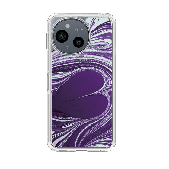 Slim Protection Case［ y2k(Year2000) - Heart - Rich Purple ］