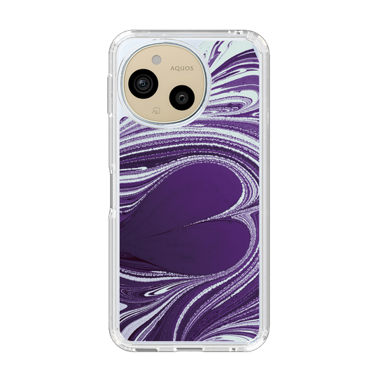 Slim Protection Case［ y2k(Year2000) - Heart - Rich Purple ］