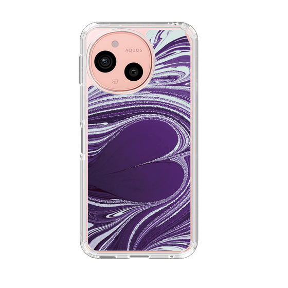 Slim Protection Case［ y2k(Year2000) - Heart - Rich Purple ］