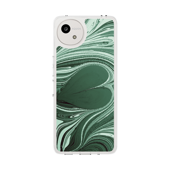 Slim Protection Case［ y2k(Year2000) - Heart - Full Green ］