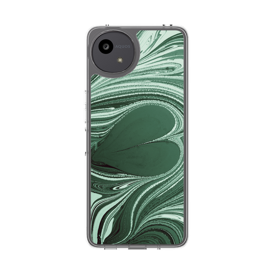 Slim Protection Case［ y2k(Year2000) - Heart - Full Green ］