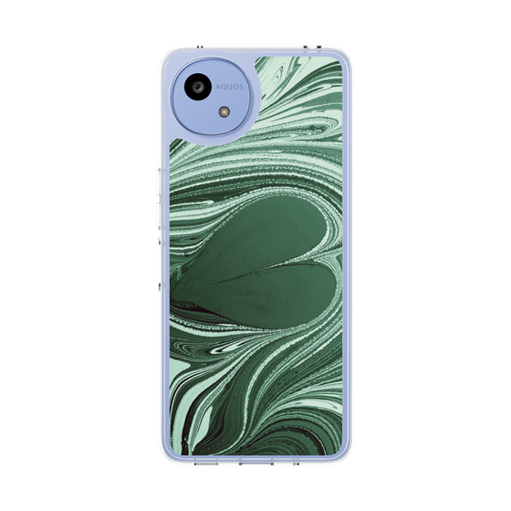 Slim Protection Case［ y2k(Year2000) - Heart - Full Green ］