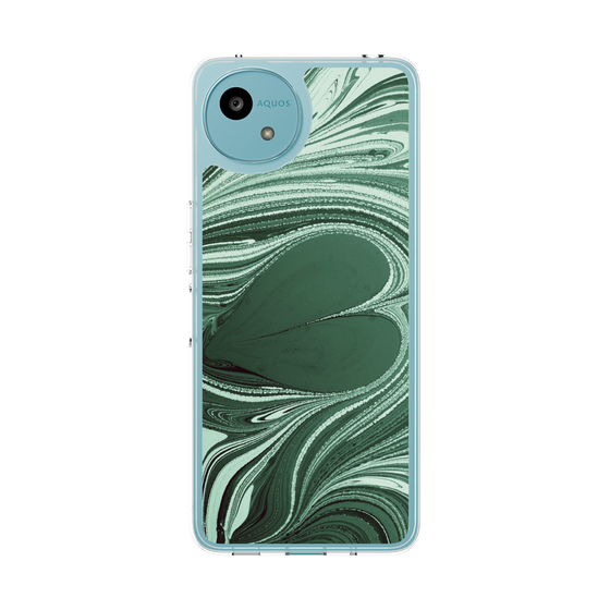 Slim Protection Case［ y2k(Year2000) - Heart - Full Green ］