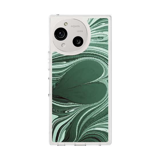 Slim Protection Case［ y2k(Year2000) - Heart - Full Green ］