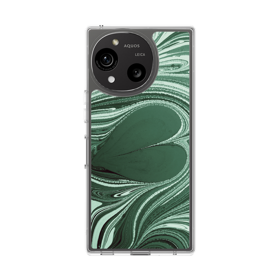 Slim Protection Case［ y2k(Year2000) - Heart - Full Green ］