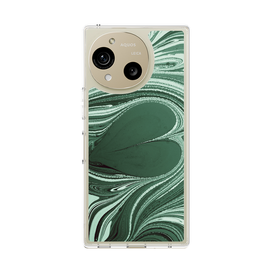 Slim Protection Case［ y2k(Year2000) - Heart - Full Green ］