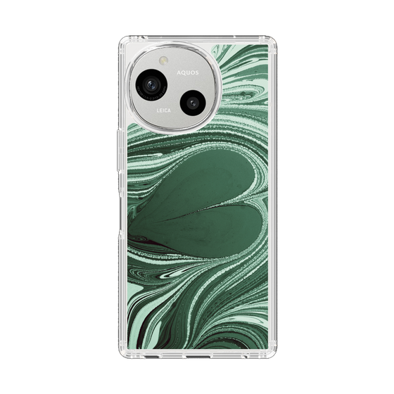 Slim Protection Case［ y2k(Year2000) - Heart - Full Green ］