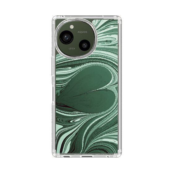 Slim Protection Case［ y2k(Year2000) - Heart - Full Green ］