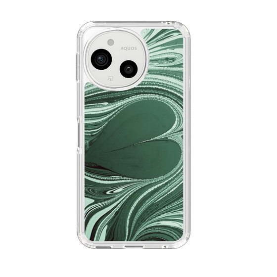 Slim Protection Case［ y2k(Year2000) - Heart - Full Green ］