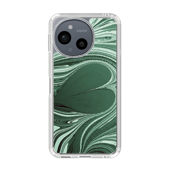 Slim Protection Case［ y2k(Year2000) - Heart - Full Green ］