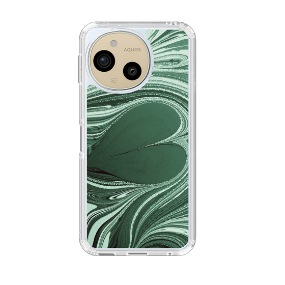 Slim Protection Case［ y2k(Year2000) - Heart - Full Green ］