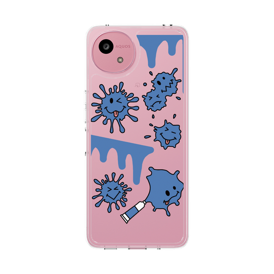 Slim Protection Case［ PAINTING SMILE Blue ］