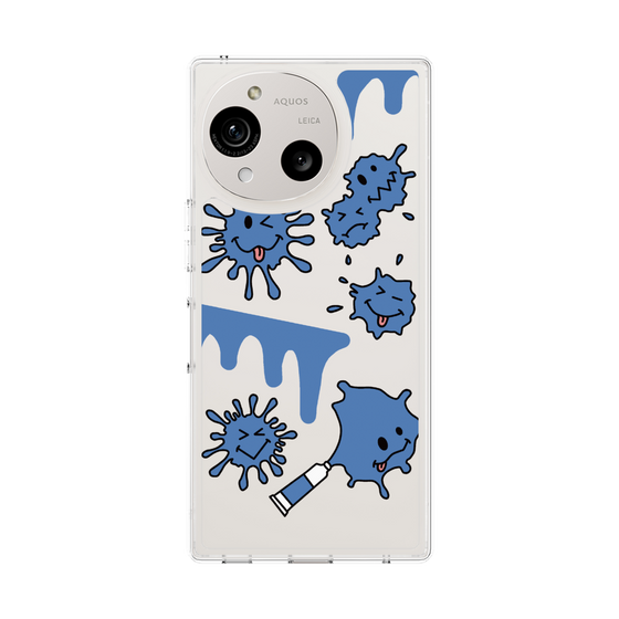 Slim Protection Case［ PAINTING SMILE Blue ］