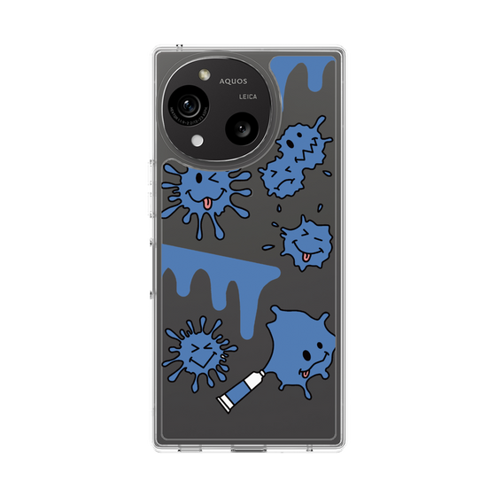 Slim Protection Case［ PAINTING SMILE Blue ］