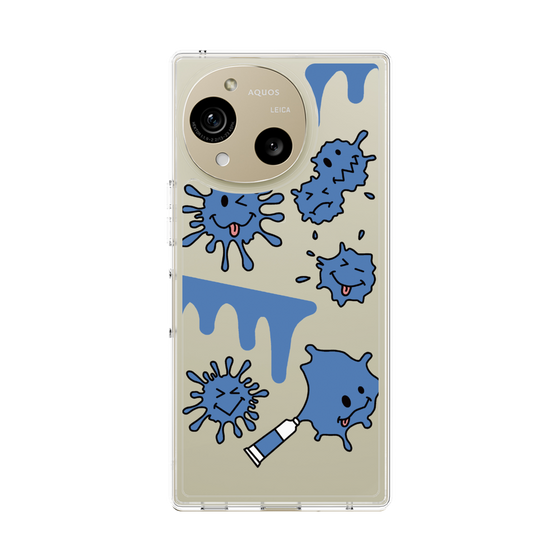Slim Protection Case［ PAINTING SMILE Blue ］
