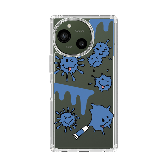Slim Protection Case［ PAINTING SMILE Blue ］